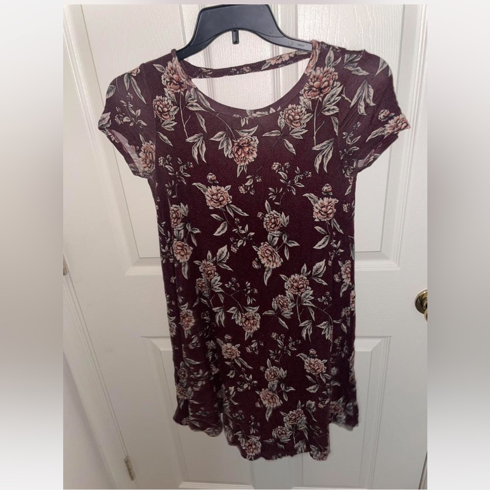 Fall floral dress